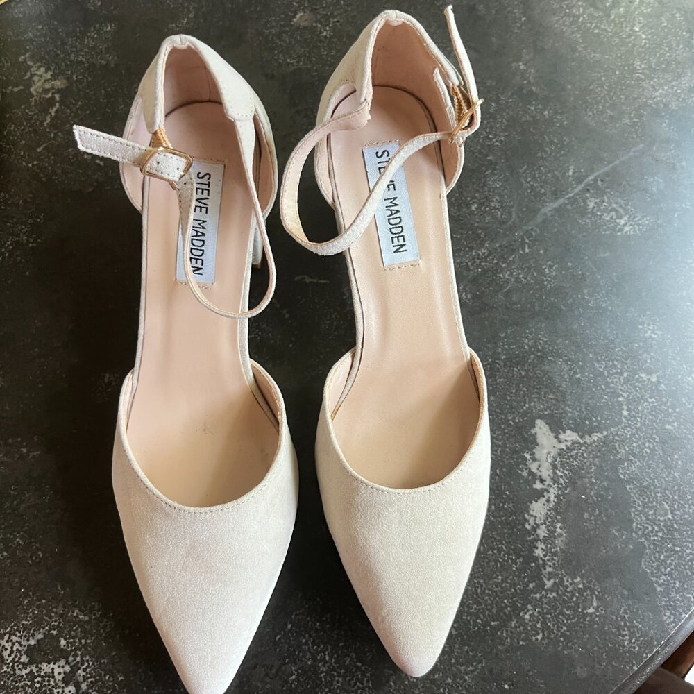 Steve Madden Suede Mary Jane Ankle Strap